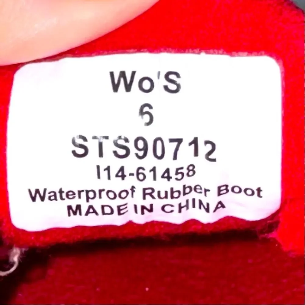 Women’s Sperry Topsiders Waterproof Shoes Low Top Duck Boots size 6 Navy Plaid